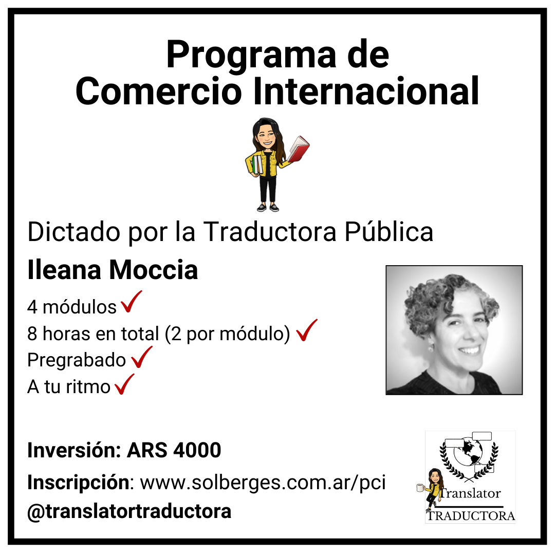 Programa De Comercio Internacional - TP Ileana Moccia - Sol Berges